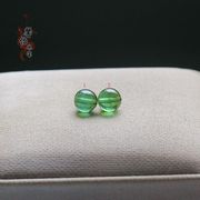 天然88.1mm绿碧玺单珠玻璃体手链升级配珠