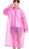 加厚雨衣时尚磨砂成人儿童开衫便携旅游徒步防雨防水非一次性