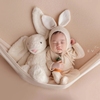 满月拍照道具新生儿婴儿月子照，宝宝摄影服装，小兔子连体衣主题写真