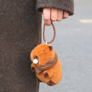 卡皮巴拉公仔周边水豚毛绒，挂件玩具书包挂饰，布娃娃汽车钥匙扣礼物