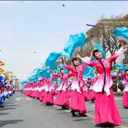 古典舞演出服女2024飘逸扇子，舞蹈服中国风，套装现代秧歌服成人