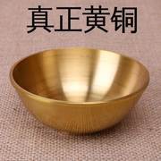 铜碗筷子家用铜器餐具缺铜补铜纯铜饭碗，铜体内勺子金属工艺