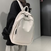 pu软皮书包女大学生时尚皮质，旅行背包2021大容量电脑双肩包皮