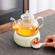玻璃茶壶保温底座蜡烛煮茶炉加热陶瓷温茶炉花茶水果茶家用煮茶器