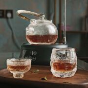琉璃冰冻烧功夫水晶茶具套装盖碗茶杯泡茶器商务年会汤吞杯子