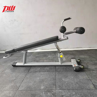 力山品质 健身房商用力量器材 腹肌板仰卧起坐板 可调腹肌训练器