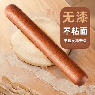 乌檀木擀面杖面棒神器，实木面棍家用大号小号烘焙饺子皮专用擀面条