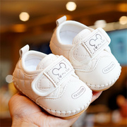 春秋婴幼儿0-1岁3-6-89个月男女宝宝，防掉透气休闲软胶底学步单鞋