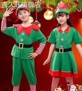 圣诞节儿童服装幼儿园，男女童演出服饰，表演套装小女孩圣诞老人衣服