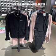 NIKE耐克运动套装女2022秋季休闲梭织防风耐磨运动长裤DR5623-010