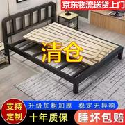 铁艺床现代简约经济型1.5米双人1.8m儿童铁床出租屋欧式单人床1米