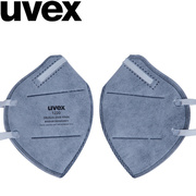 德国uvex1220防尘口罩骑行KN95口罩防PM2.5雾霾口罩防尘飞沫口罩