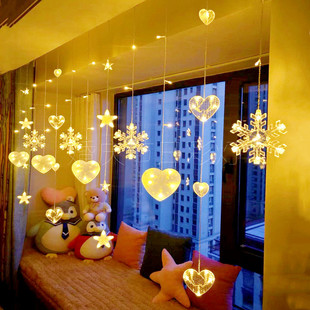 led星星灯小彩灯闪灯串灯满天星，生日场景装饰品，氛围房间卧室布置