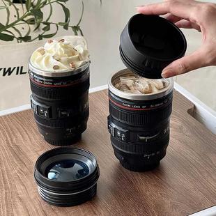 镜头水杯摄像单反摄影保温杯，男设计小众，创意个性搞怪相机咖啡杯子