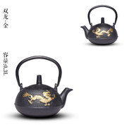 小号铸铁壶生铁茶壶新中式样板间摆件茶室饰品日式茶具茶道烧