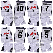 13美国队篮球服套装梦，十篮球衣训练服比赛服，空板定制成人儿童