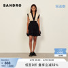 SANDRO Outlet春秋女装时尚黑色蓬蓬裙短裙蛋糕半身裙SFPJU00552
