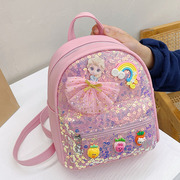 韩版儿童可爱女童双肩包卡通包包爱莎公主背包幼儿园小班宝宝书包