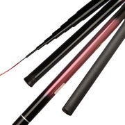 玻璃钢手竿短节鱼竿3.6米4.5米5.4米6.3米7.2米钓鱼竿，实心竿稍竿