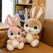 甜甜兔公仔毛绒玩具，布娃娃玩偶可爱棕色小兔子卡通，毛绒玩具大号萌