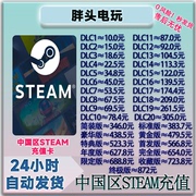 Steam充值卡 中国区Steam钱包余额CDK 钱包卡 正规钱包码