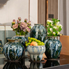 景德镇陶瓷器花瓶摆件客厅，插花新中式玄关，酒店会所桌面花器装饰品