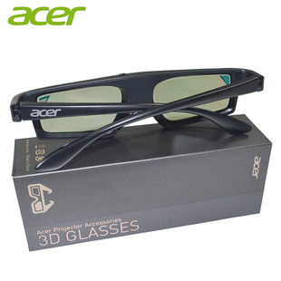 acer宏碁g5b投影机3d眼镜轻便dlp-link可充电主动快门式120hz144hz高刷新(高刷新)3d眼镜dlp投影机均适用