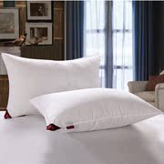 祝源枕芯酒店宾馆白色客房用品全棉，枕心九孔羽丝绒枕芯枕头家用棉