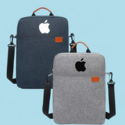 适用苹果ipadpro1112.9英寸平板电脑单肩背包，air456代10.10.9寸内胆，加绒保护套简约收纳手提袋防水防震