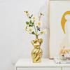 原创设计艺术现代女人花瓶抽象假花插花装饰品客厅茶几家居简