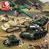 小鲁班8-12岁军事系列飞机，坦克拼装积木男孩儿童益智生日礼物玩具
