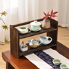 博古架实木中式桌面桌上置物架，茶具茶杯展示架，多宝阁茶壶架摆件小
