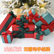 圣诞装饰礼物盒堆头圣诞树下场景氛围布置礼盒空盒树下装饰品摆件