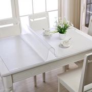 软塑料玻璃印花PVC桌布防烫防水餐桌垫茶几垫透明胶垫磨砂水晶板