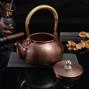 户外铜壶烧水壶电陶炉煮茶壶泡茶工大容量家用茶壶沏茶紫铜壶纯手