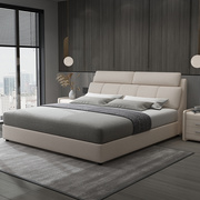 北欧布艺床现代简约婚床主卧家用床铺卧室双人床轻奢大床2.2
