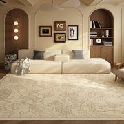 2024复古花卉地毯客厅，可擦免洗沙发茶几，毯法式奶油风卧室脚垫