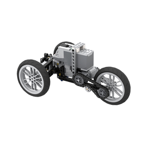 兼容乐高机器人积木教具工程机械组模型科技拼装电动遥控三轮车