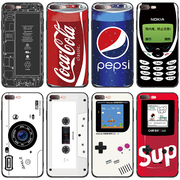 适用于iphone苹果8手机壳，76splus怀旧相机复古磁带可乐罐