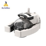 BuildMOC拼装积木玩具深海迷航载具海蛾号潜水艇潜艇益智组装模型