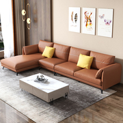布用沙发现代简约家艺小户型，技厅极k简科客布乳胶沙发组合