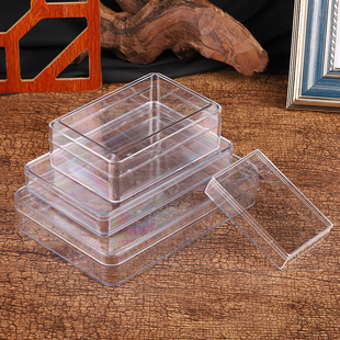 纯色长方形透明盒食品ps硬塑料费列罗巧克力喜糖饼干包装盒