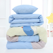 幼儿园被子三件套棉被褥六件套宝宝午睡入园婴儿童床上用品纯