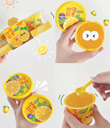 yo!man香港超友味柠檬红茶果冻柠檬茶冻网红零食盒装375克（3枚）