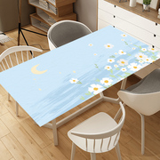 简约现代餐桌桌布防水防油免洗茶几，布桌布(布桌布)餐桌，台布pvc塑料书桌垫