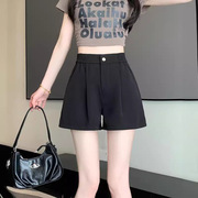 中式国风2024夏季高品质设计感雪纺短裤女生休闲裤韩版百搭女