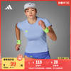 轻薄修身跑步运动上衣圆领短袖T恤女装adidas阿迪达斯