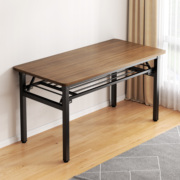 电脑桌子可折叠办公桌简约现代学生，书桌家用卧室简易长方形小桌子