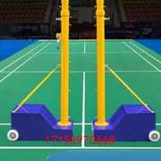 羽毛球网架气排球k网球柱架子移动式标准可携式沙滩专业户外比赛