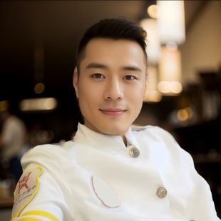 中国烹饪大师将帅服短袖餐饮协会，比赛酒店餐饮厨师长后厨工服评委